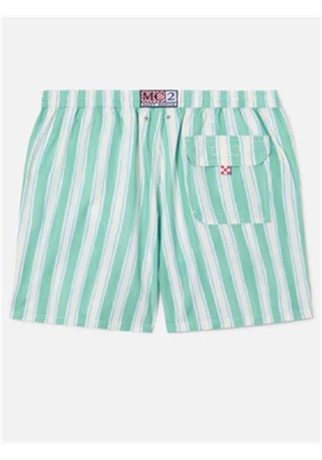 Costume con stampa SAINT BARTH | SYR0002 SYROS JR04047L BIG STRIPES W 5331 EMB